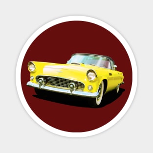 1956 Ford Thunderbird in yellow Magnet